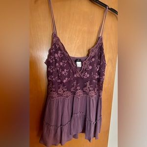 Lace Baby Doll Top